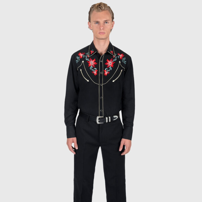 Parsons Embroidered Long Sleeve Western Shirt