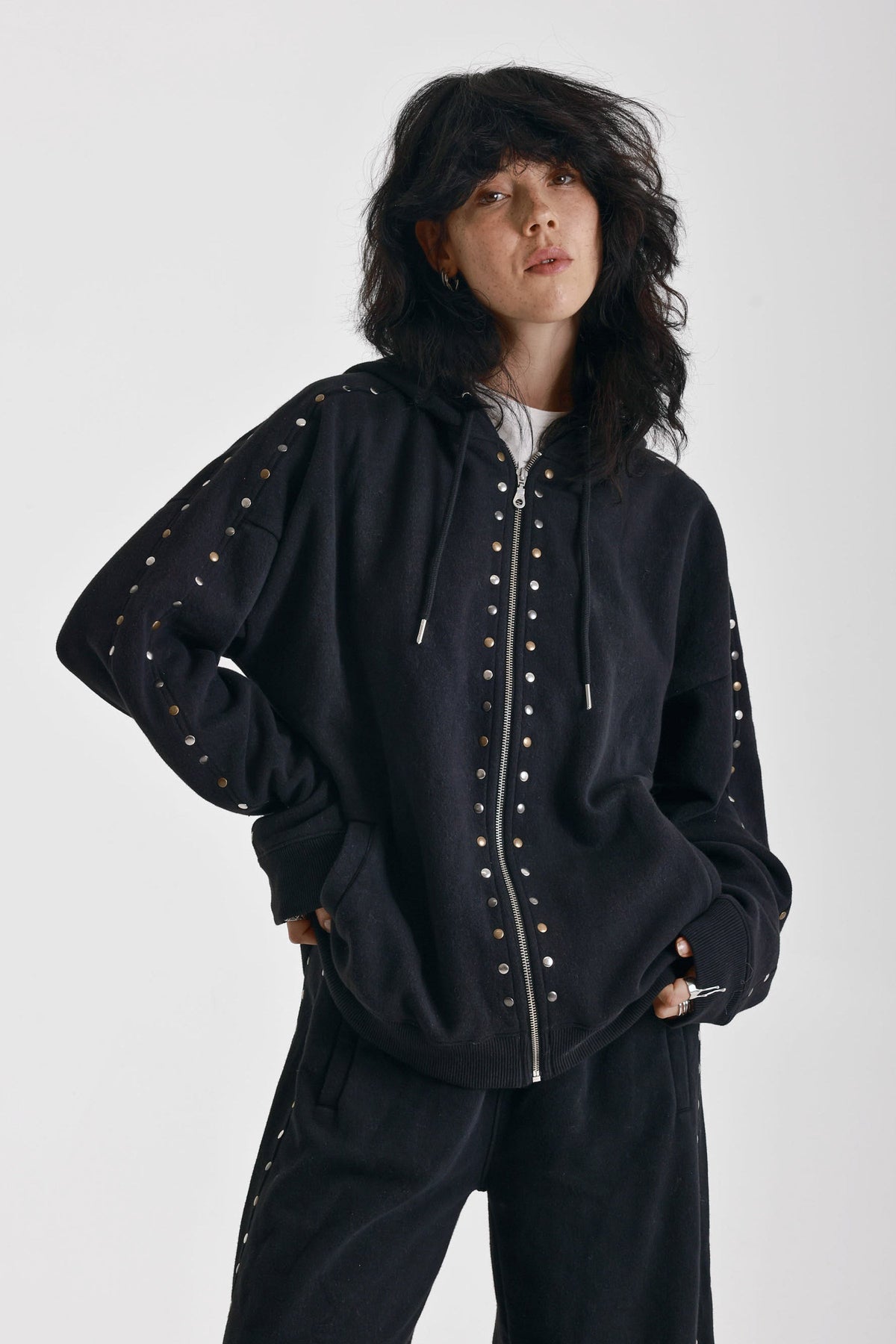 Women's Vegas Hoodie - Washed Black