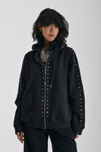 Women's Vegas Hoodie - Washed Black