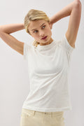 Women's Vintage Jersey Short Sleeve Tee - White