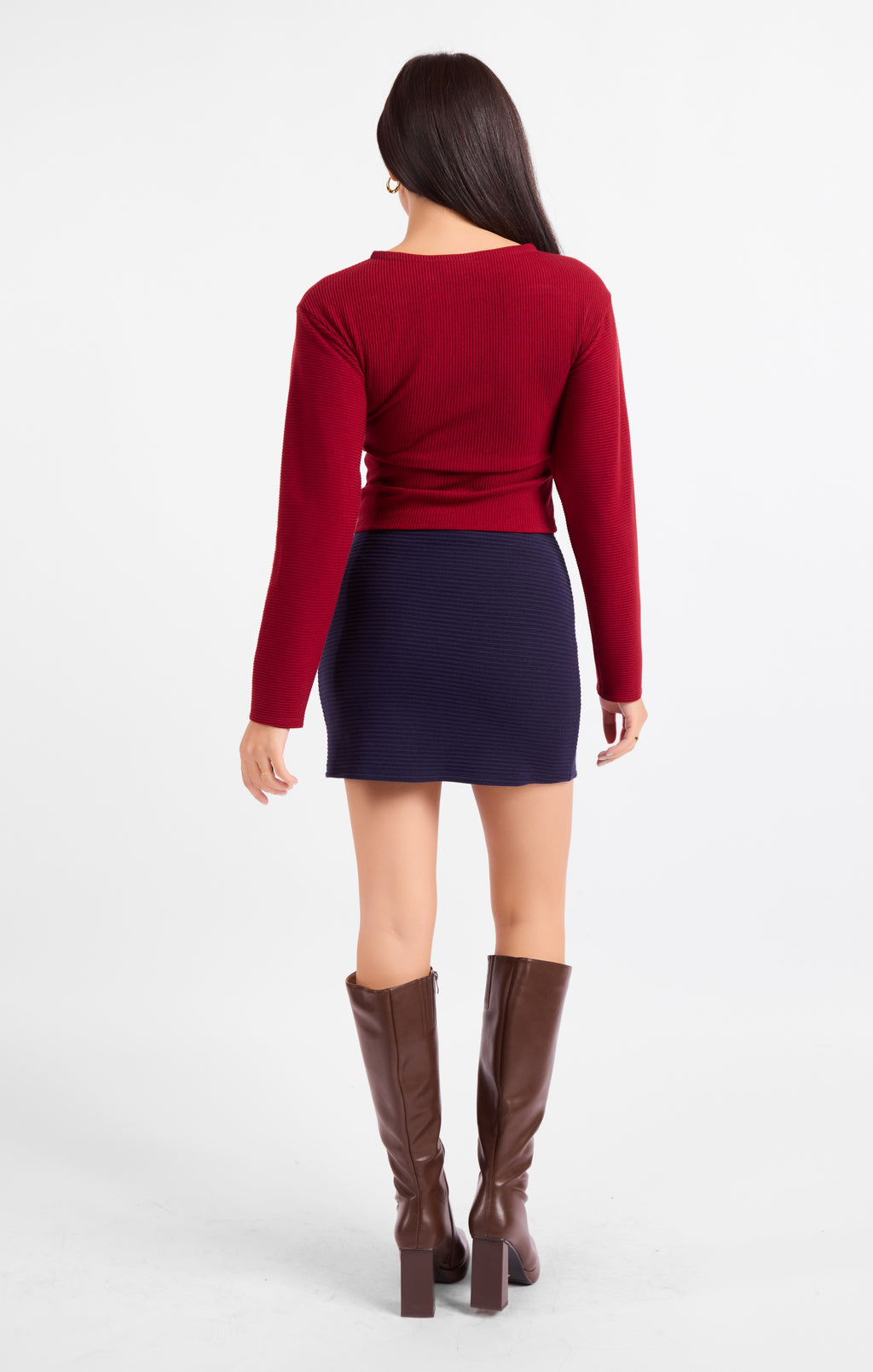 On A Stroll Mini Skirt - Navy
