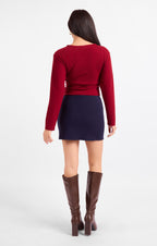 On A Stroll Mini Skirt - Navy
