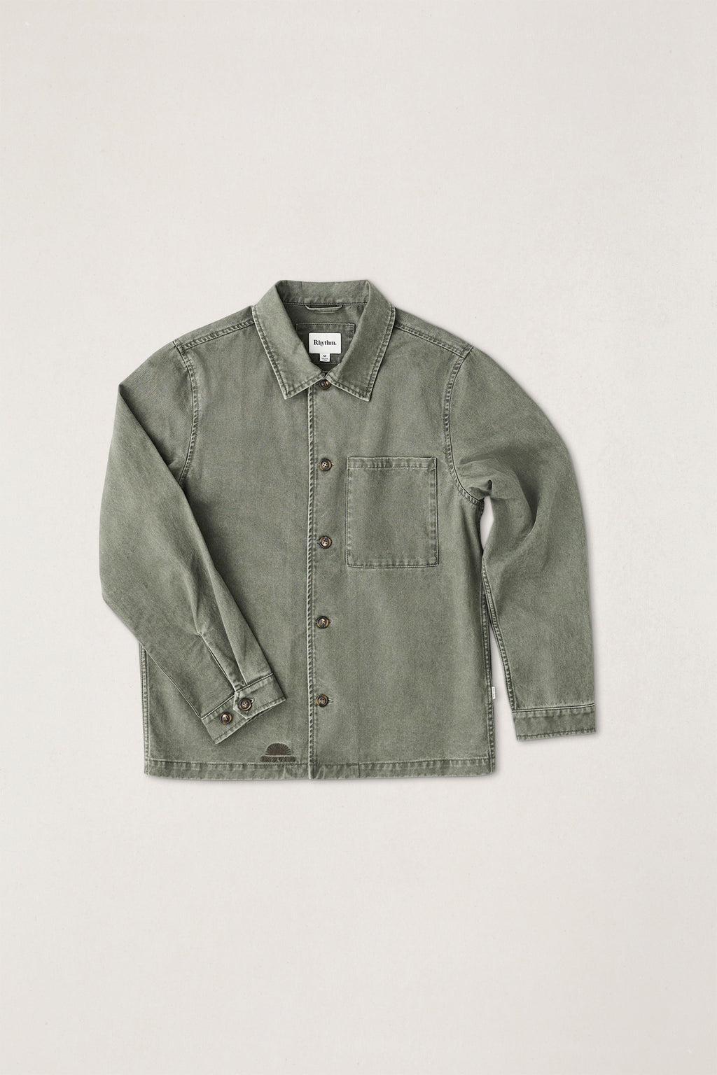 Men's Rhythm Field Guide Long Sleeve Shirt - Stone