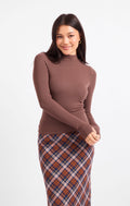 Ronan Knit Top - Brown