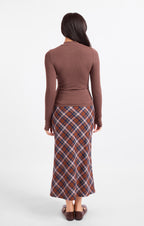 Ronan Knit Top - Brown