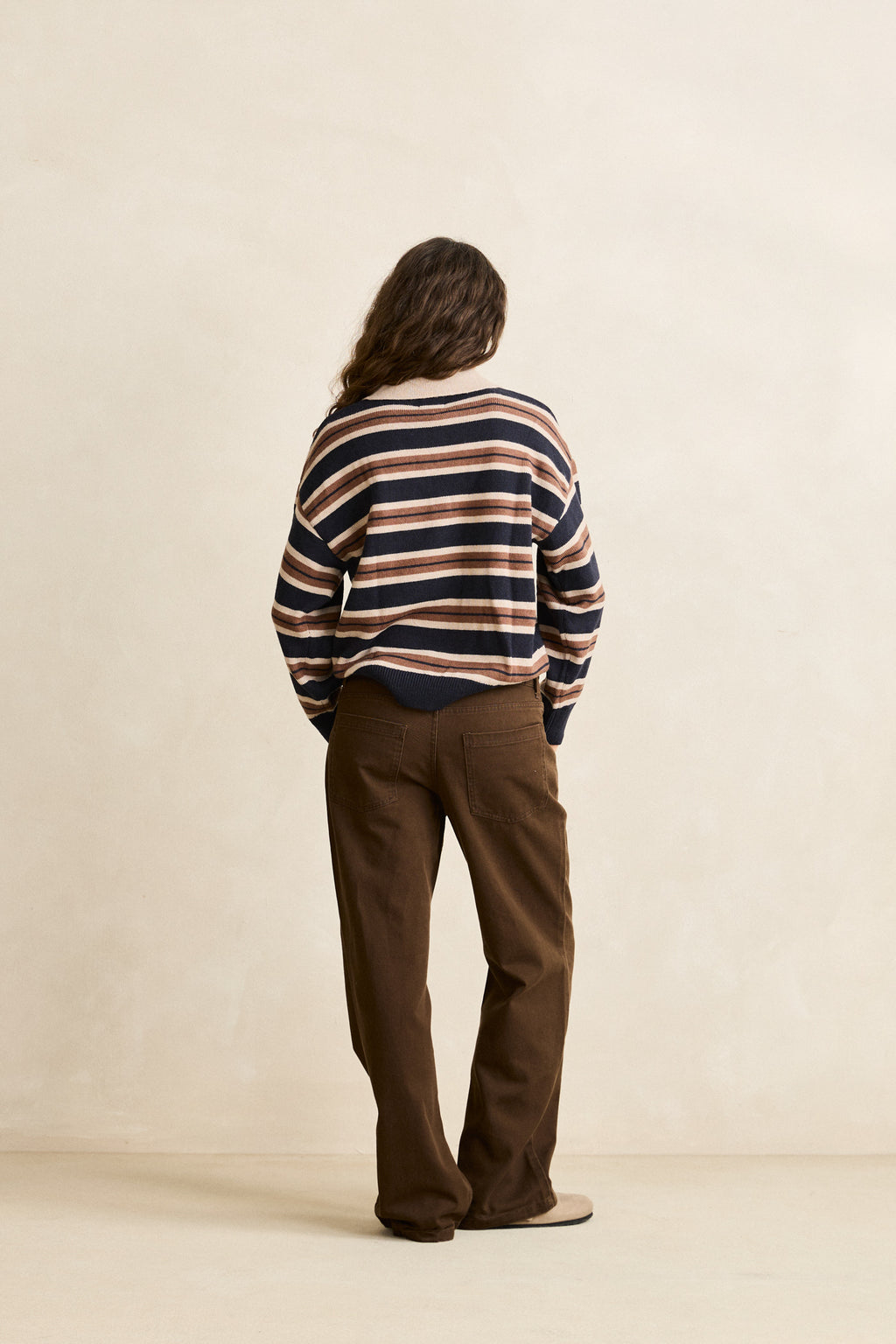 Women's Shoreline Rugby Sweater - Sand