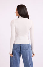 Ronan Knit Top - Ivory