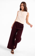 Secret Society Corduroy Pants - Wine