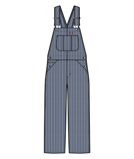 Women's Hickory Bib Overall - Retro Indigo