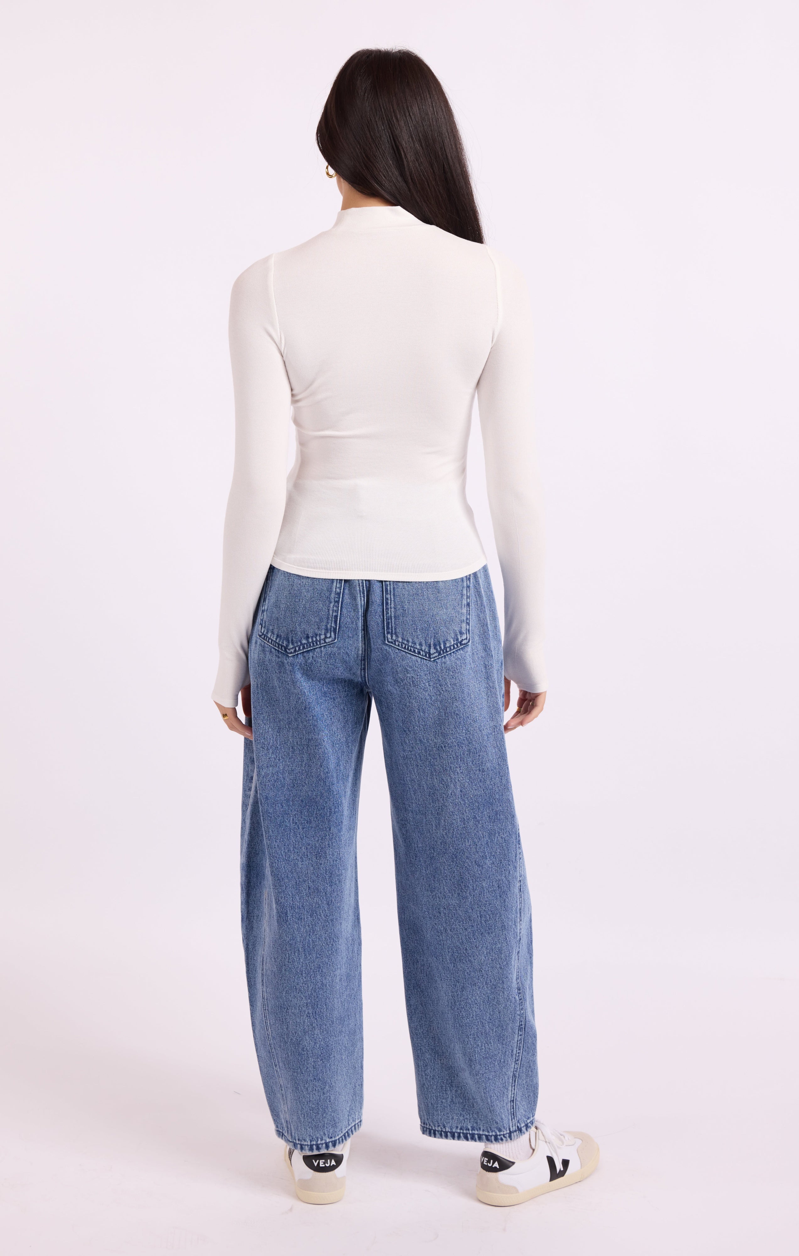 Ronan Knit Top - Ivory