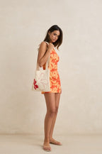 Melia Floral Crochet Tote Bag