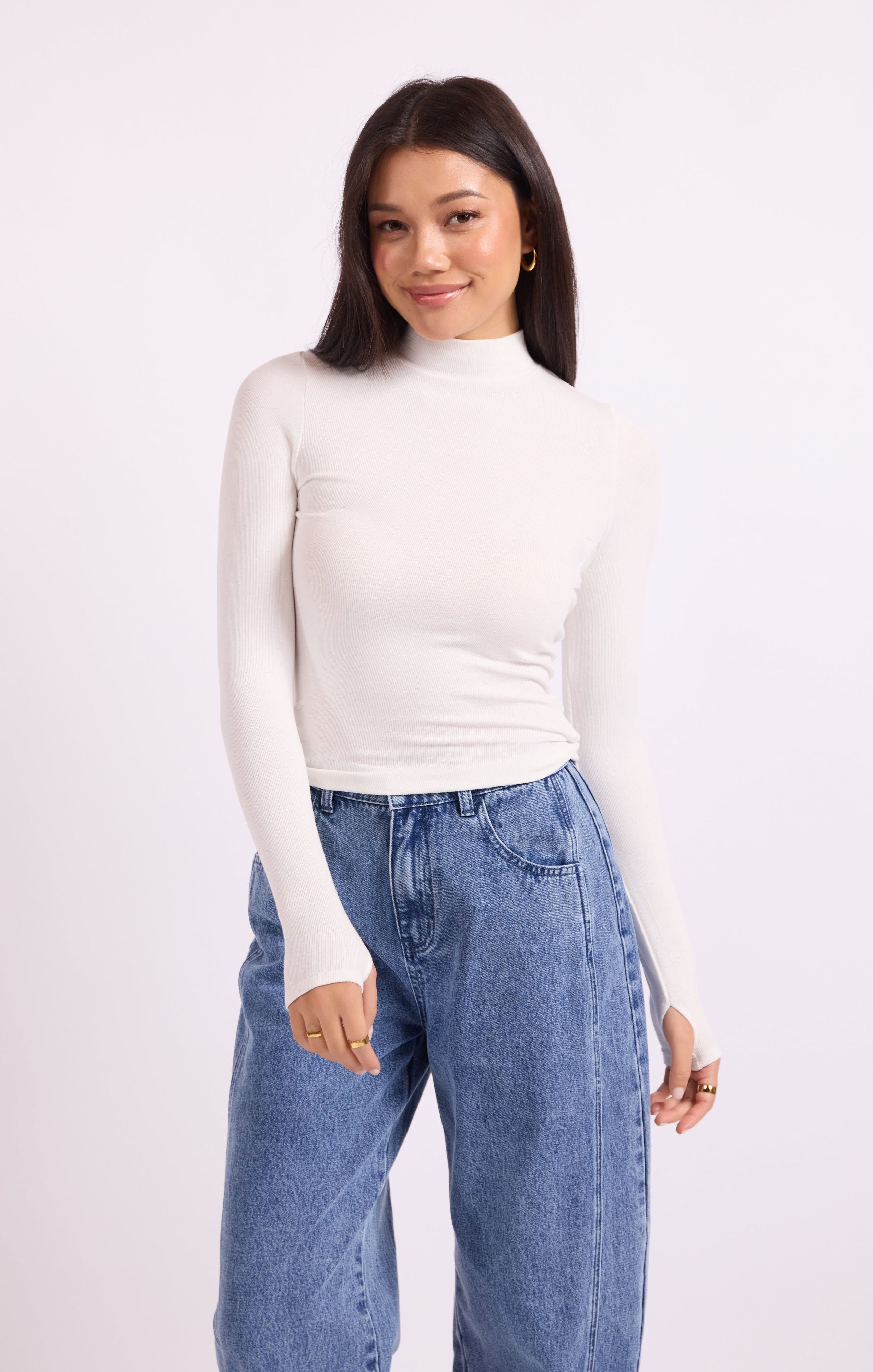 Ronan Knit Top - Ivory