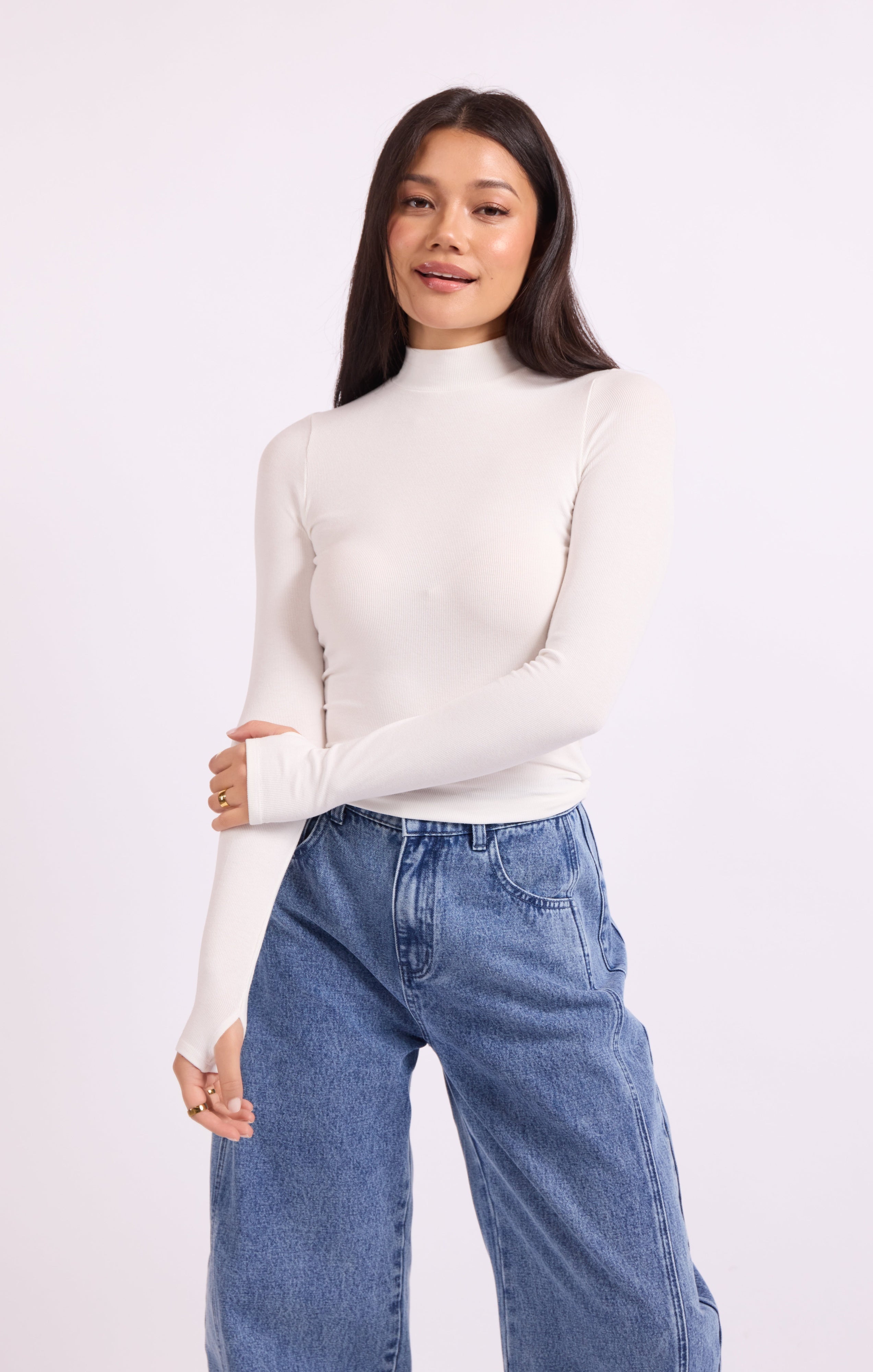 Ronan Knit Top - Ivory