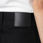 Relaxed Straight Fit 11oz Black Stretch Selvedge - Black