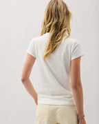 Women's Vintage Jersey Short Sleeve Tee - White