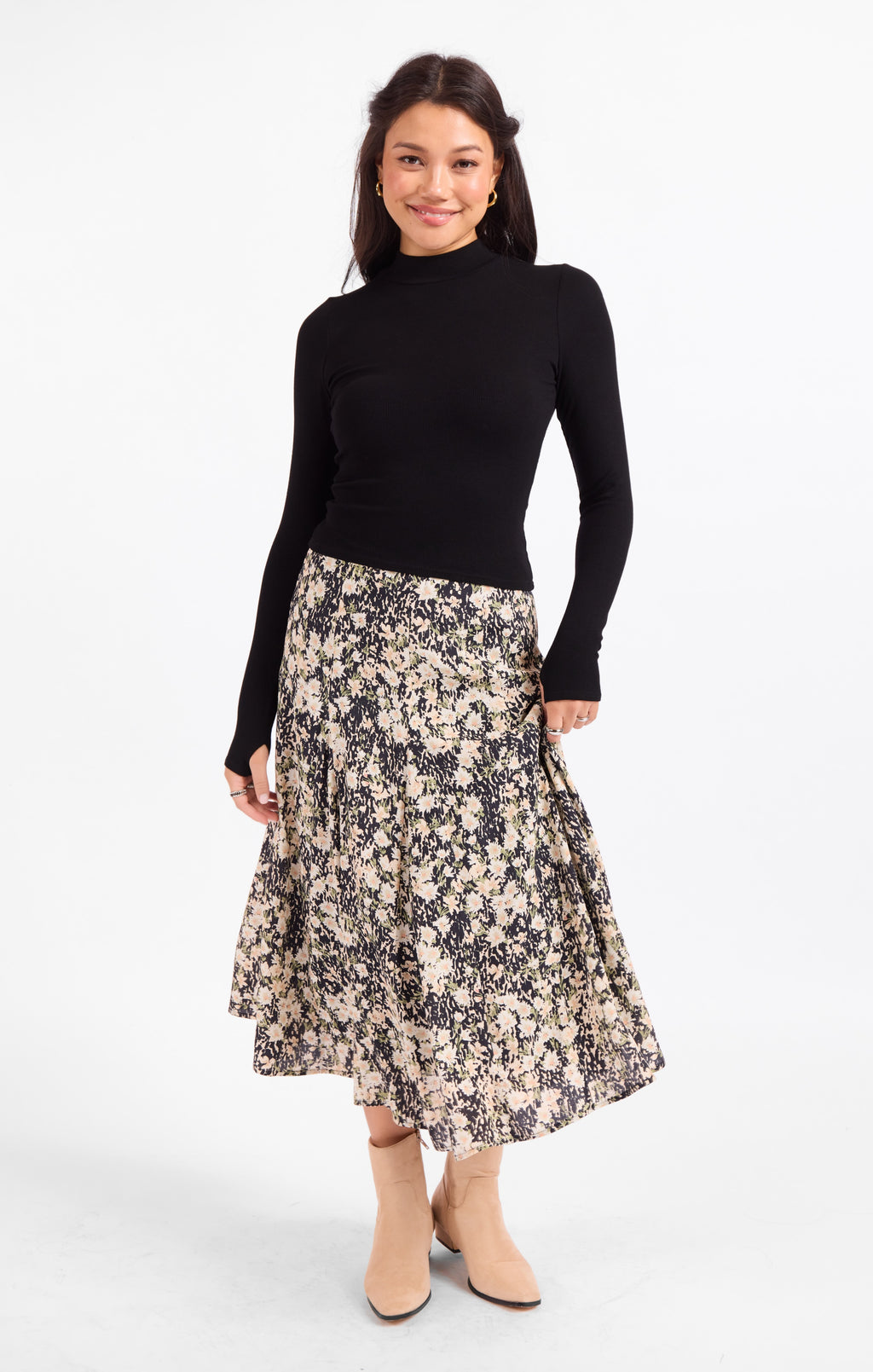 Ronan Knit Top - Black