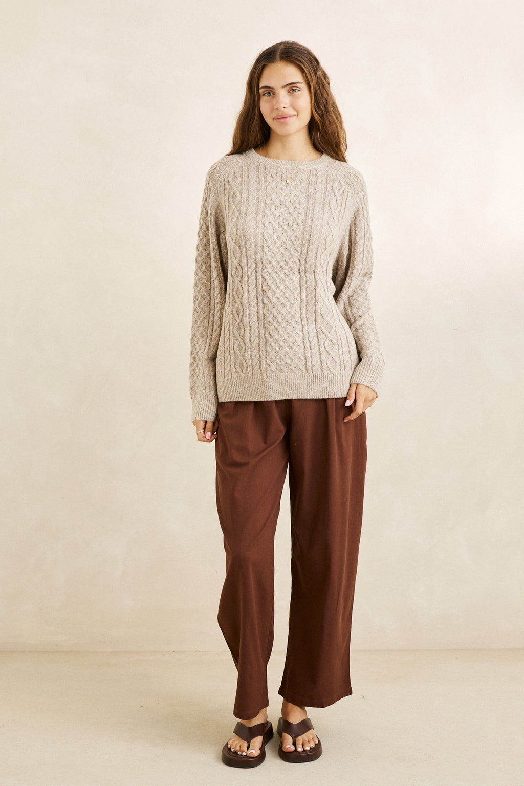 Mohair Oceanside Knit - Sand