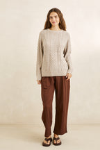 Mohair Oceanside Knit - Sand