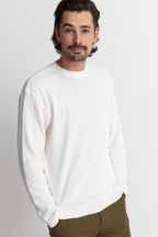Men's Rhythm Classic Waffle Knit - Vintage White