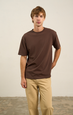Men's Relaxed S/S Tee - Coffee Bean
