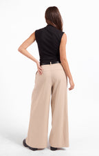 Coralie Mock Neck Top - Black