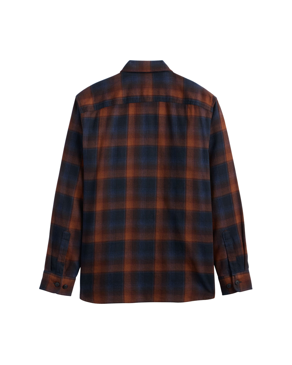 Pendleton Men's Burnside Flannel Shirt - Navy/Brown Plaid