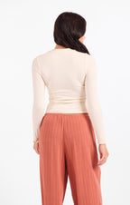 Ronan Crewneck Top - Cream