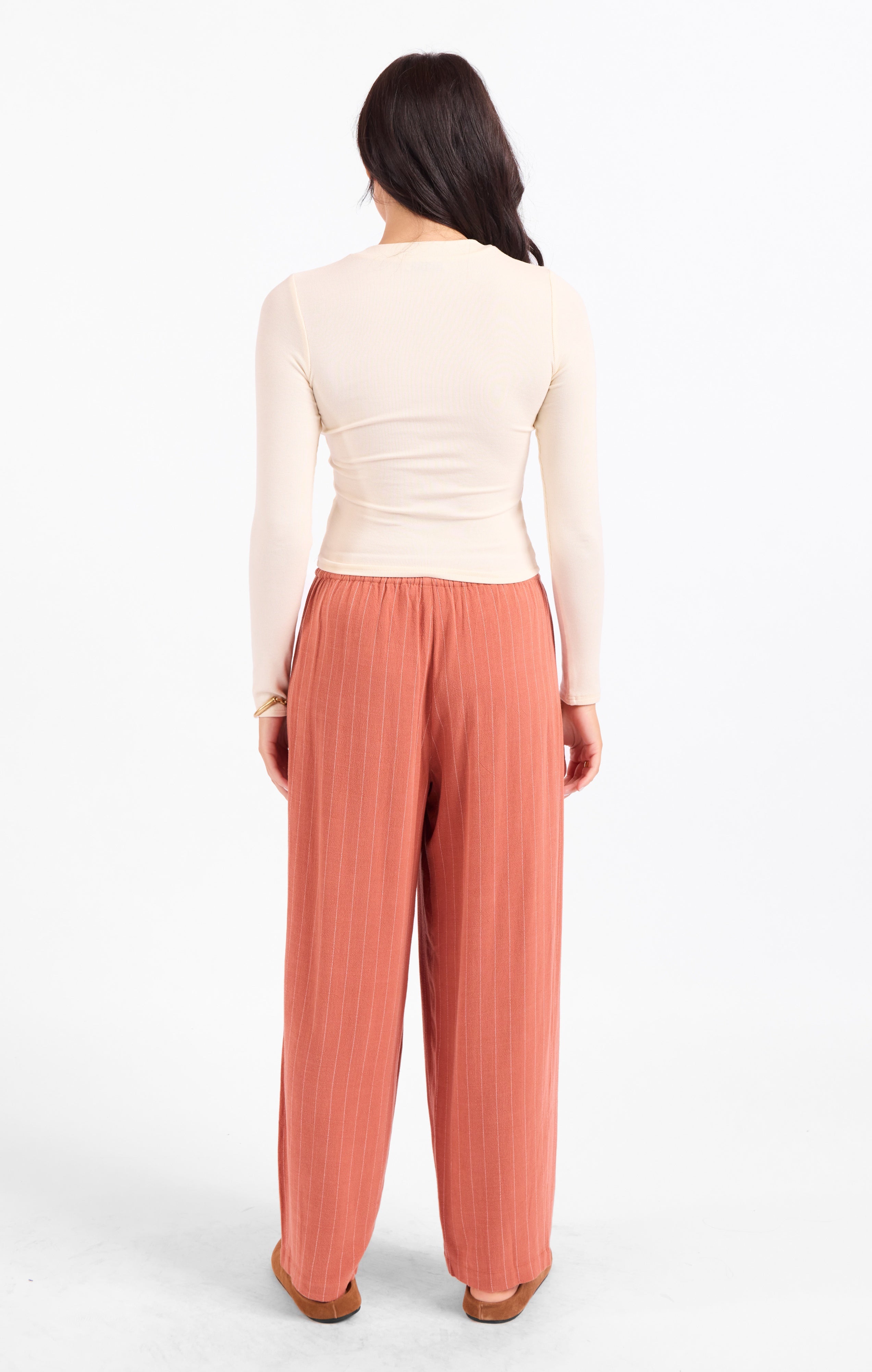 Ronan Crewneck Top - Cream