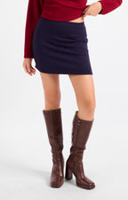 On A Stroll Mini Skirt - Navy
