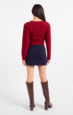 On A Stroll Mini Skirt - Navy