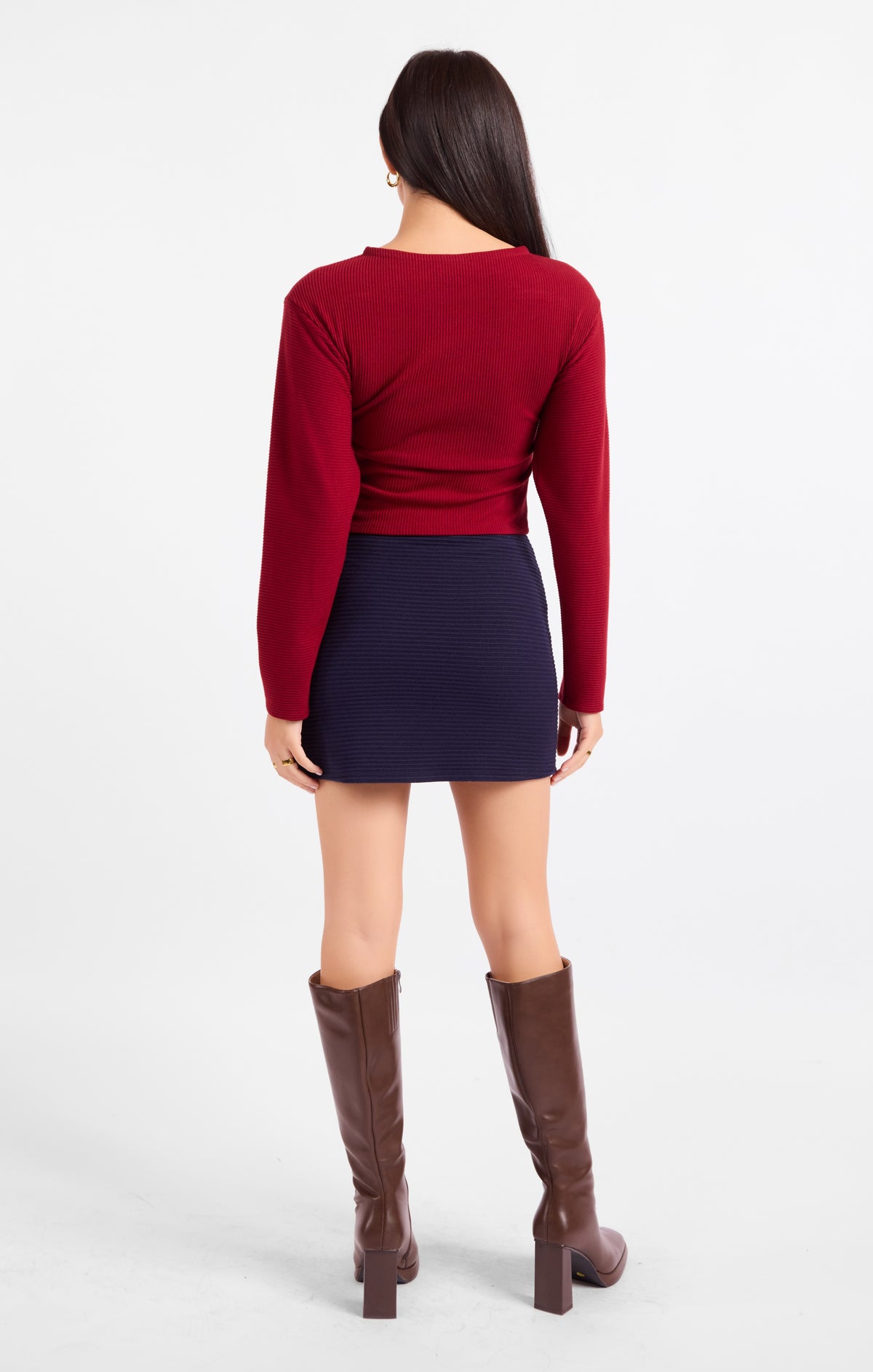 On A Stroll Mini Skirt - Navy