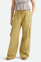 Brixton Women's The Jett Lightweight Cargo Wide Leg Pant
