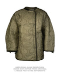 USGI OD M65 Parka Liner - Like New - Olive Drab