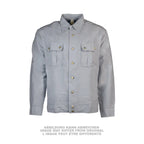 East German Navy Long Sleeve Uniform Shirt - Like New - Blue