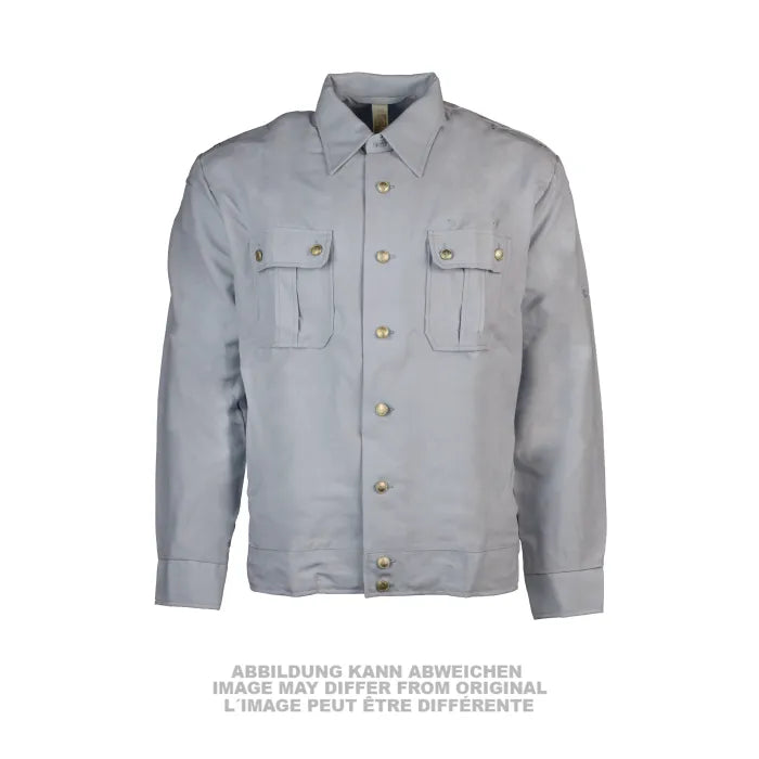 East German Navy Long Sleeve Uniform Shirt - Like New - Blue
