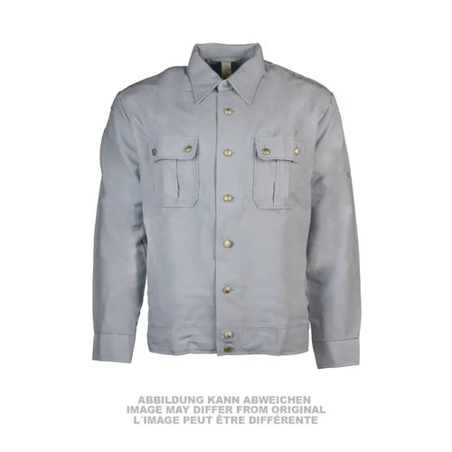 East German Navy Long Sleeve Uniform Shirt - Like New - Blue