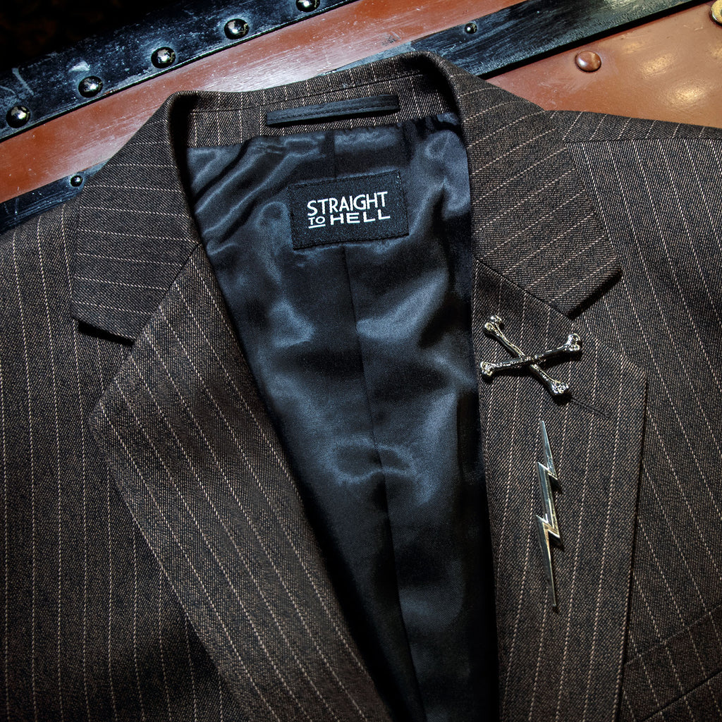 Bones Crossed Bones Pin