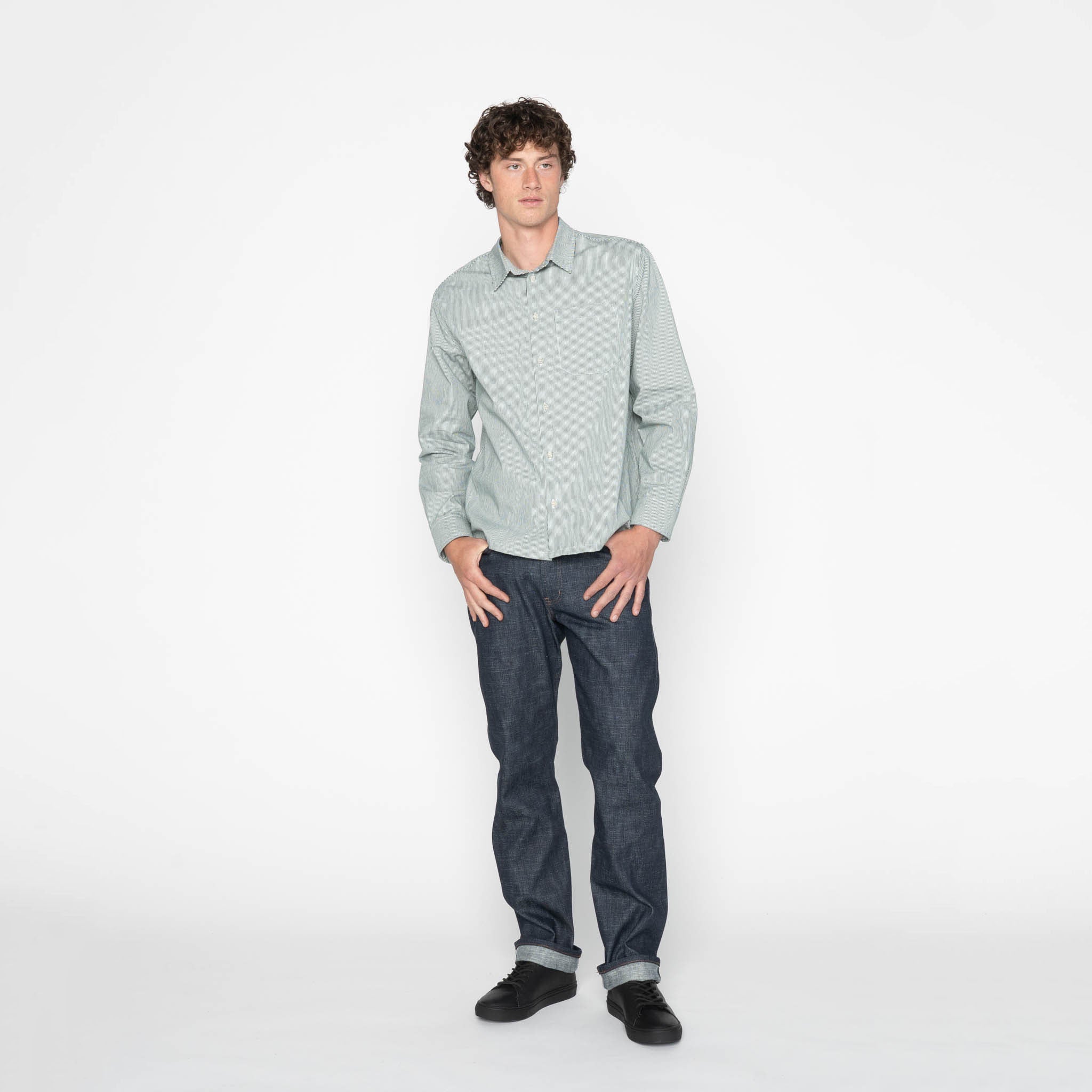 Men's True Guy - Greencast Slub Stretch Selvedge
