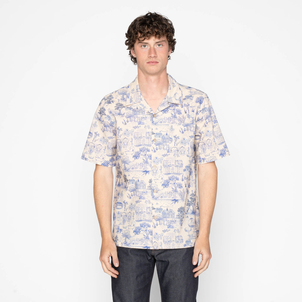 Aloha Shirt - Linen Cats