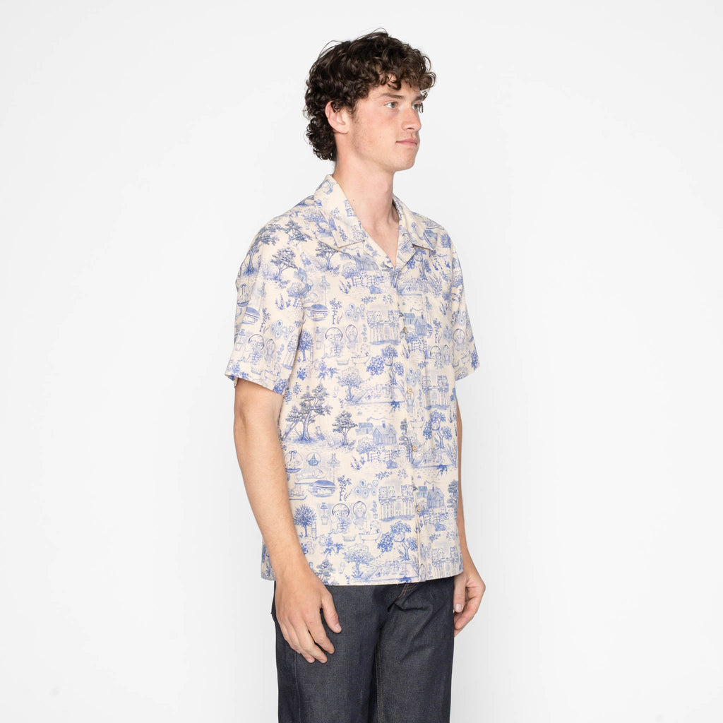 Aloha Shirt - Linen Cats