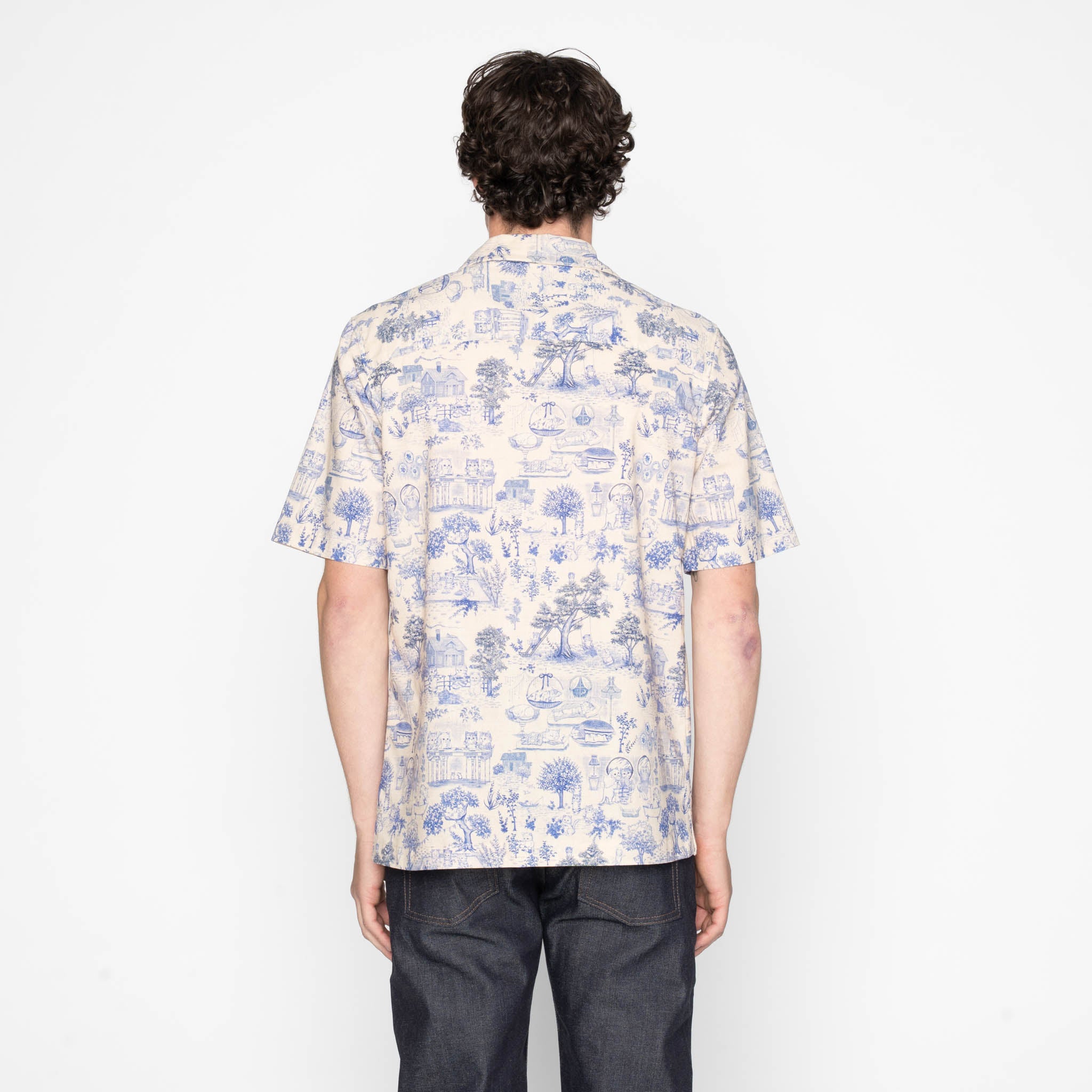 Aloha Shirt - Linen Cats