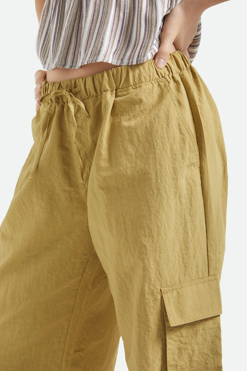 Brixton Women's The Jett Lightweight Cargo Wide Leg Pant