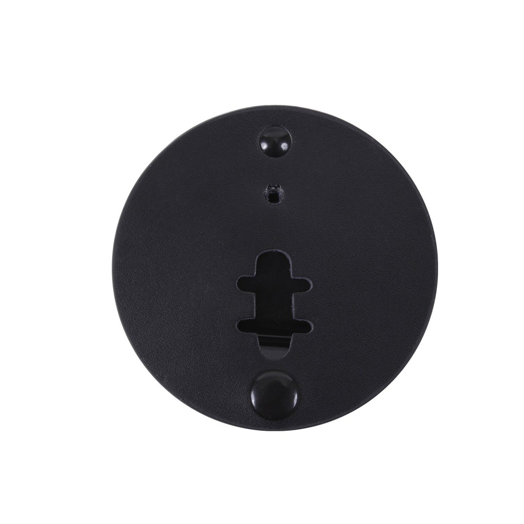ROUND LEATHER CLIP-ON BADGE HOLDER