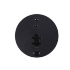 ROUND LEATHER CLIP-ON BADGE HOLDER