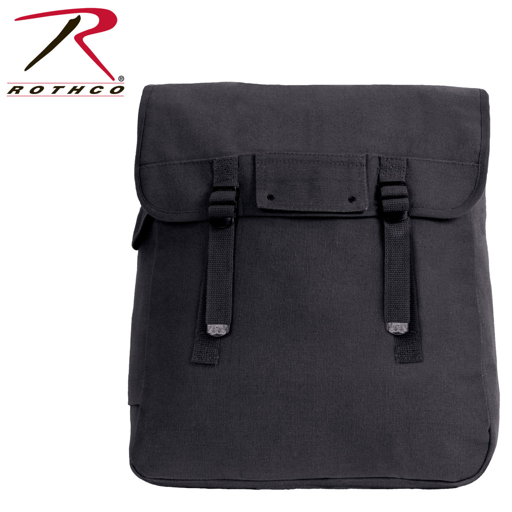 Rothco Canvas Jumbo Musette Bag - Black