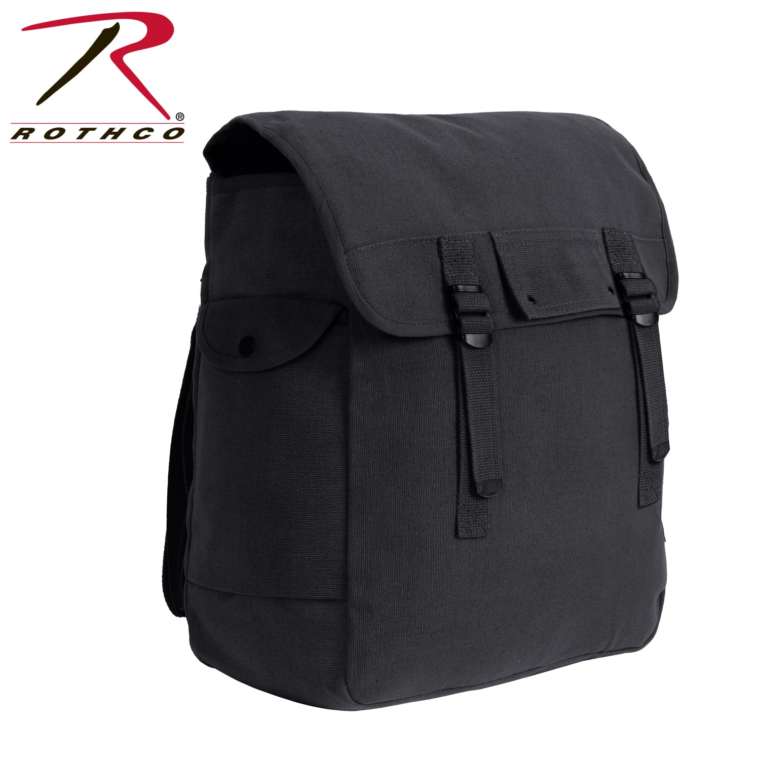 Rothco Canvas Jumbo Musette Bag - Black
