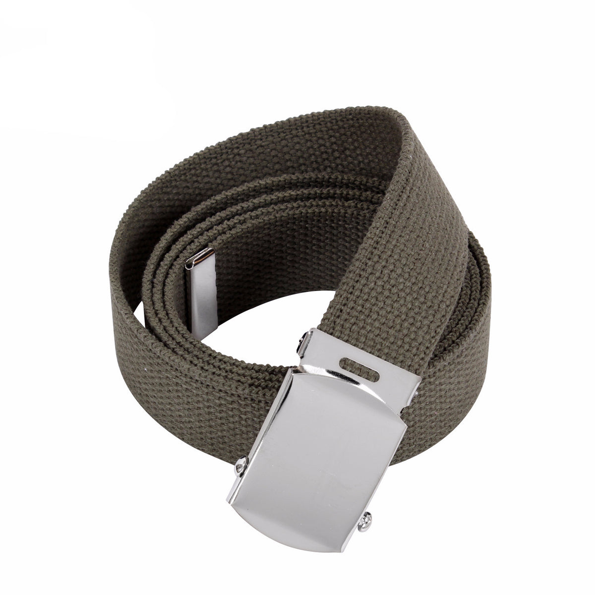 44" COTTON WEB BELT Roller Buckle