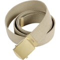 44" COTTON WEB BELT Roller Buckle