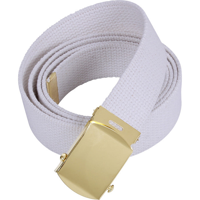 44" COTTON WEB BELT Roller Buckle