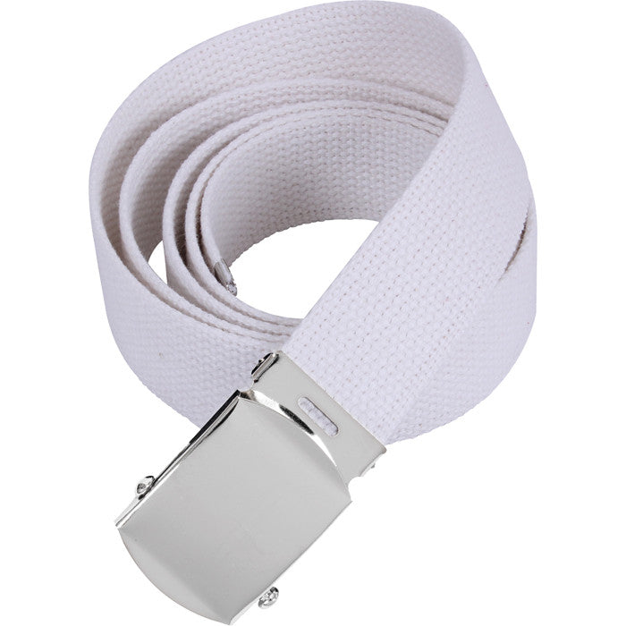 44" COTTON WEB BELT Roller Buckle